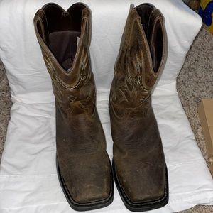 Tony Lama steel toe work boots 10 ½ EE